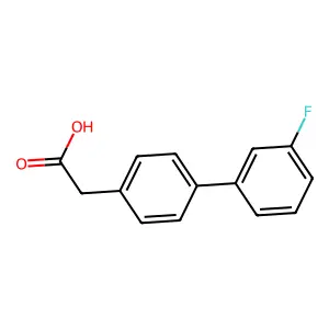 4-(3-Fluorophenyl)phenylacetic acid structure