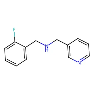 (2-Fluoro-benzyl)-pyridin-3-ylmethyl-amine structure