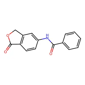 N-(1-Oxo-1,3-dihydro-2-benzofuran-5-yl)benzamide structure
