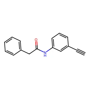 N-(3-ethynylphenyl)-2-phenylacetamide structure