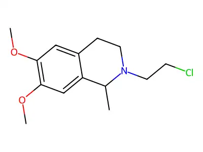 N-(2-Chloroethyl)salsolidine structure