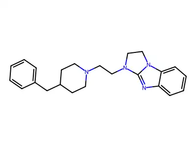 3-[2-(4-Benzylpiperidin-1-yl)ethyl]-1,2-dihydroimidazo[1,2-a]benzimidazole structure
