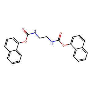 二萘-1-基乙烷-1,2-二基双氨基甲酸酯 structure