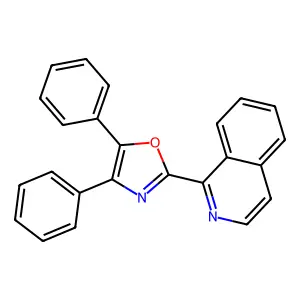 2-(1-Isoquinolyl)-4,5-diphenyl-oxazole structure