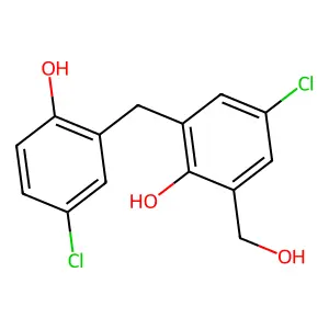 (5-Chloro-3-(5-chloro-2-hydroxybenzyl)-2-hydroxyphenyl)methanol structure