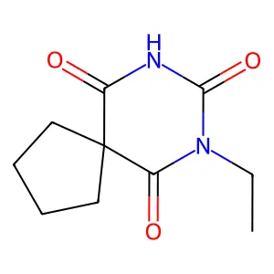9-Ethyl-7,9-diazaspiro[4.5]decane-6,8,10-trione structure