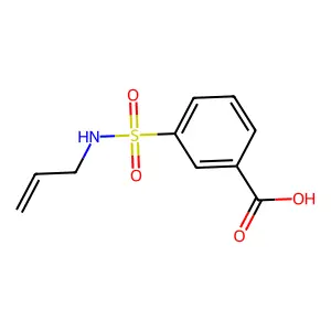 3-(烯丙基氨磺酰基)苯甲酸 structure