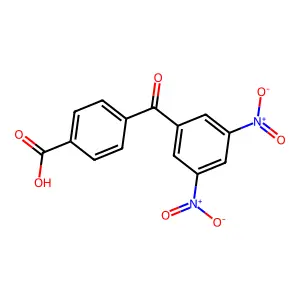 4-(3,5-二硝基苯甲酰)苯甲酸 structure