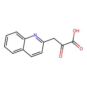 2-Oxo-3-(quinolin-2-yl)propanoic acid structure