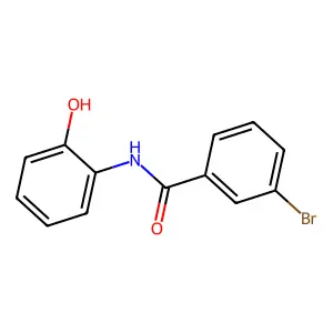 3-溴-N-(2-羟基苯基)苯甲酰胺 structure