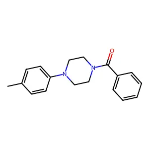 [4-(4-Methylphenyl)-1-piperazinyl]phenylmethanone structure