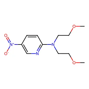 N,N-双(2-甲氧基乙基)-5-硝基吡啶-2-胺 structure