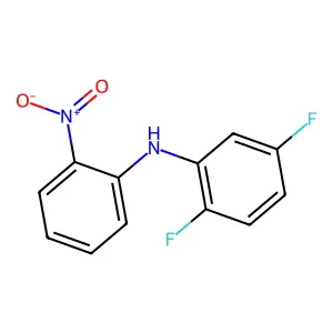 N-2-Nitrophenyl-2,5-difluoroaniline structure