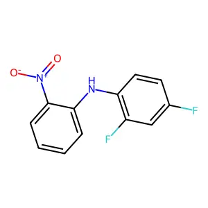 2,4-difluoro-N-(2-nitrophenyl)aniline structure
