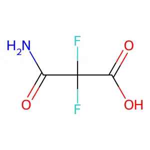 3-氨基-2,2-二氟-3-氧代丙酸 structure