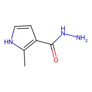 2-methyl-1H-pyrrole-3-carbohydrazide structure