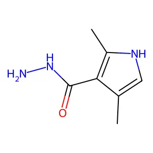 2,4-二甲基-1H-吡咯-3-甲酰肼 structure