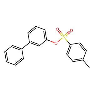[1,1'-联苯]-3-基4-甲基苯磺酸酯 structure