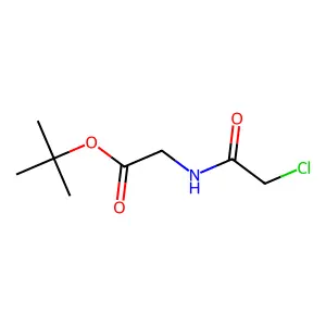 Tert-butyl 2-(2-chloroacetamido)acetate structure