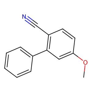 5-甲氧基-[1,1'-联苯]-2-甲腈 structure