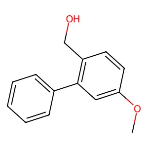 5-Methoxy[1,1'-biphenyl]-2-methanol structure