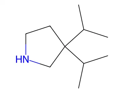 3,3-Diisopropylpyrrolidine structure