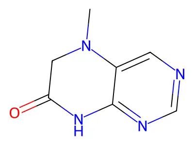 7(1H)-Pteridinone, 5,6-dihydro-5-methyl- structure