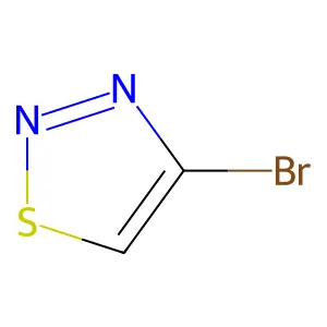4-Bromo-1,2,3-thiadiazole structure