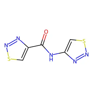 N-1,2,3-Thiadiazol-4-yl-1,2,3-thiadiazole-4-carboxamide structure