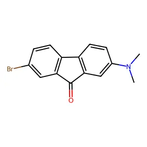 2-Bromo-7-(dimethylamino)fluoren-9-one structure