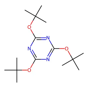 1,3,5-Triazine, 2,4,6-tris(1,1-dimethylethoxy)- structure