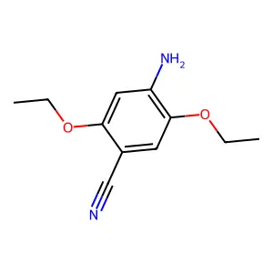 4-Amino-2,5-diethoxybenzonitrile structure