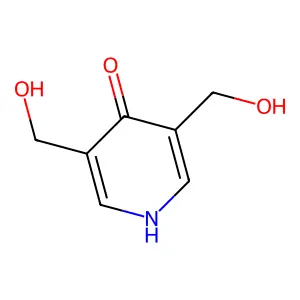 3,5-Pyridinedimethanol, 4-hydroxy- structure