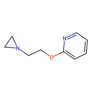 2-(2-(Aziridin-1-yl)ethoxy)pyridine structure