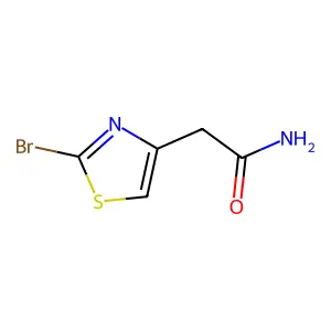 2-(2-溴噻唑-4-基)乙酰胺 structure