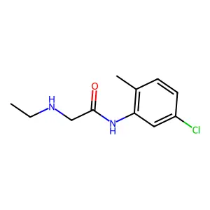 N-(5-chloro-2-methylphenyl)-2-(ethylamino)acetamide structure