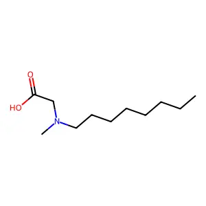 n-Methyl-n-octylglycine structure