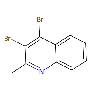 3,4-Dibromo-2-methylquinoline structure