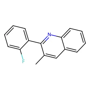 2-(2-Fluorophenyl)-3-methylquinoline structure