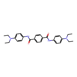 1-N,4-N-bis[4-(diethylamino)phenyl]benzene-1,4-dicarboxamide structure