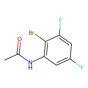 N-(2-bromo-3,5-difluorophenyl)acetamide structure