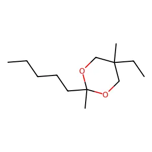 1,3-Dioxane, 5-ethyl-2,5-dimethyl-2-pentyl- structure