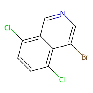 4-Bromo-5,8-dichloroisoquinoline structure