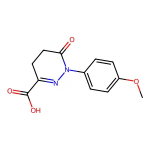 1-(4-Methoxyphenyl)-6-oxo-4,5-dihydropyridazine-3-carboxylic acid structure