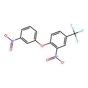 2-Nitro-1-(3-nitrophenoxy)-4-(trifluoromethyl)benzene structure