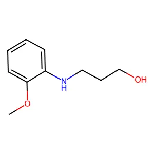 3-((2-Methoxyphenyl)amino)propan-1-ol structure