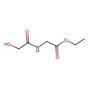 N-(羟基乙酰基)甘氨酸乙酯 structure