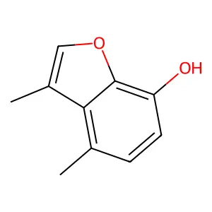 3,4-Dimethylbenzofuran-7-ol structure