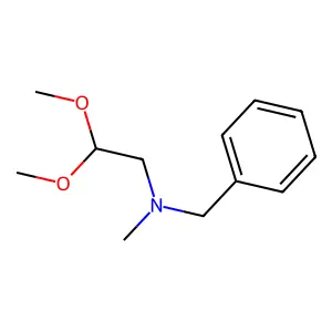 N-苄基-2,2-二甲氧基-N-甲基乙胺 structure