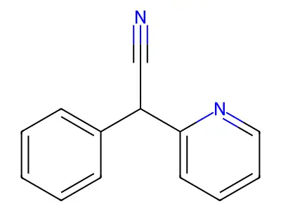 α-苯基-2-吡啶乙腈 structure